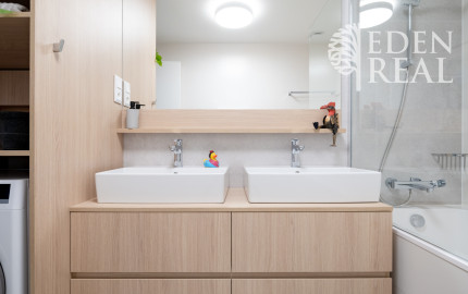 Novostavba 3-izbového zariadeného bytu vo Vydrici s výhľadom na  Dunaj