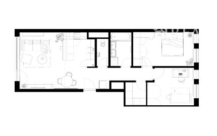 Novostavba 3-izbového zariadeného bytu vo Vydrici s výhľadom na  Dunaj