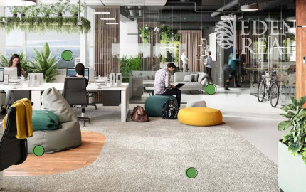 *Reprezentatívne administratívne priestory pri Kuchajde, 10. p., 205 m2