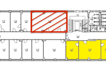 Klimatizovaná kancelária 45 m²  pri Štrkoveckom jazere