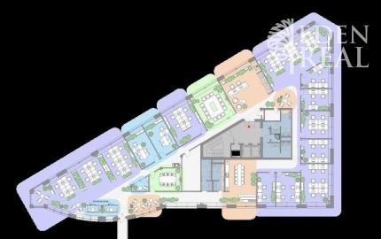 Reprezentatívne administratívne priestory v BBC1, 2.posch., blok A