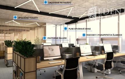 Reprezentatívne administratívne priestory v BBC5, blok C, 6.posch.