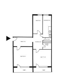 3-izbový byt s 2 loggiami v blízkosti električkovej trate