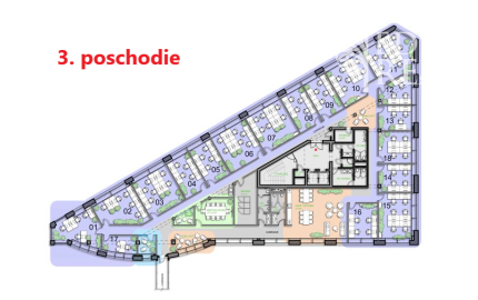 Malá kancelária s 2 pracovnými miestami v BBC 1 na Plynárenskej ul.