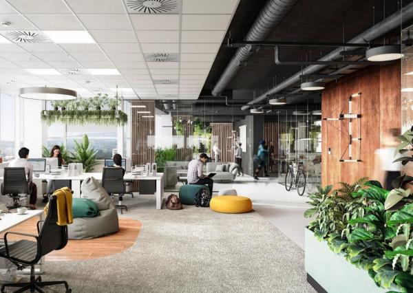 Reprezentatívne administratívne priestory pri Kuchajde, 4. posch.