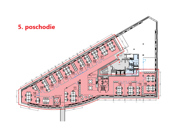 Flexi kancelária so 6 pracovnými miestami v BBC1