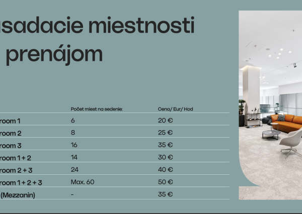 Moderné kancelárie v Polus Tower 1 pri Kuchajde, 11. posch.