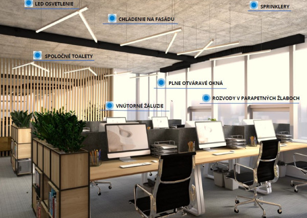 *Reprezentatívne administratívne priestory v BBC5, blok B, 7.p.