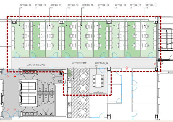 *Reprezentatívne kancelárie pre 3 osoby, BBC5, FLEXIFLOOR