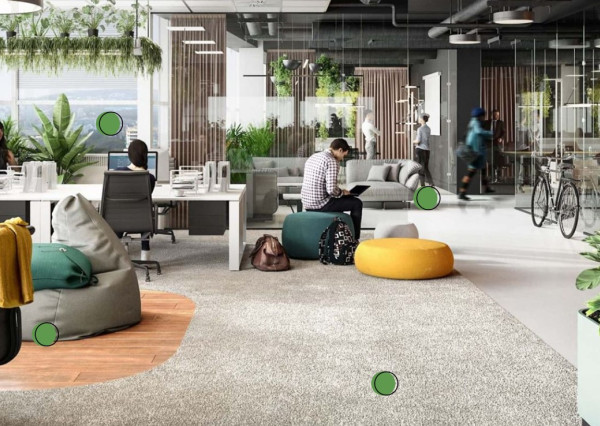 *Obchodný priestor v administratívnom centre pri Kuchajde, prízemie, 55 m2