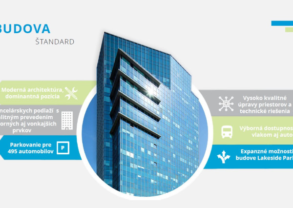 *Reprezentatívne administratívne priestory pri Kuchajde, 17. posch,1237 m2