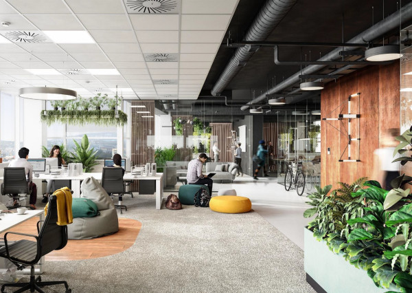 *Reprezentatívne administratívne priestory pri Kuchajde, 17. posch,1237 m2