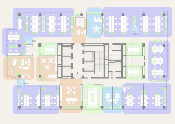 *Reprezentatívne administratívne priestory pri Kuchajde, 17. posch,1237 m2